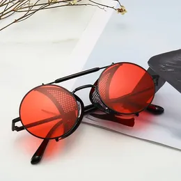 Sunglasses Steam Punk Asian Style For Men With Mesh Frame Metal Vintage L66247 Eyewear