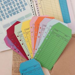 Gift Wrap 12pcs Colourful Budget Envelopes Cardstock Cash Envelope For Money Saving Kawaii A6 Binder Organiser Planner Accessories