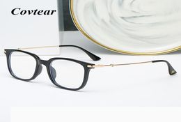 Square Pochromic Lens Blue Light Blocking Eyeglasses Men039s For Women Office Light Matal Little bee Frame glasses3792325