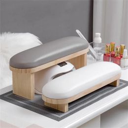 1PC PU Leather Nail Hand Rest Pillow Hand Cushion Pillow Holder Nail Art Stand For Manicure Table For Nail Salon Top Quaility 240304