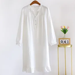 Women's Sleepwear Nightgown Cotton Plus Size Long Dress Nightwear For Sleeping Clothes Female Nightdress Nuisette Femme Sleepshirt