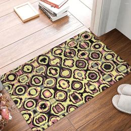 Carpets Retro Anti-Slip Rug Doormat Kitchen Mat Wallpaper Floor Carpet Entrance Door Decor