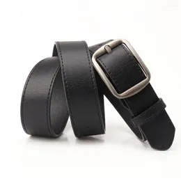 Belts Solid Color Fashion Belt Adjustable Women's Imitation Leather With Multi Holes Design Metal Buckle Casual For Costume