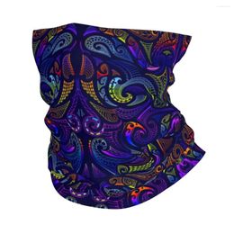 Bandanas Minimal Maori Zeeland Winter Headband Neck Warmer Ski Camping Tube Scarf Kowhaiwhai Koru Tribal Art Face Bandana Gaiter