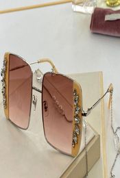 56VSO Sunglasses Ladies Frame Metal Leg Style Fashion Sunshade Glasses Trend Noble Glasses With High Quality Box8791736