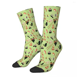 Men's Socks Sushi On Wasabi Green Japanese Male Mens Women Summer Stockings Harajuku