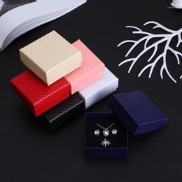 Jewellery Pouches 1 Pcs Square Diamond Pattern Organiser Box Silver Necklace Ring Bracelet Storage Packaging For Small Businesses Gift