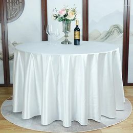 Table Cloth The El Dining Room Big Round Tablecloth High-grade Thickens Modern Contracted Art White