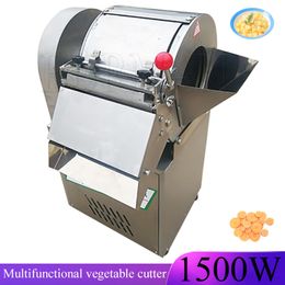 Automatic Vegetable Dicing Machine Commercial Carrot Potato Onion Granular Cutter Electric Multifunctional Slicer