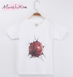 2019 New Casual Children Tshirt Basketball Sports 3D Cotton Short Child Shirt Kids T Shirts For Girl And Boy Tops Baby Clothes T13558073