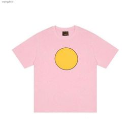 Womens Tshirt Drew Short High Quality Basic t Shirt for Men and Women Couple Tees Smiley Face Printing Oversize Version Star Sleeve Fashion