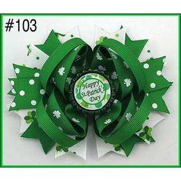 Hot Selling St. Day Lucky Clover Hairpin Flower St Patrick's