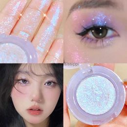 Eye Shadow Monochrome Eyeshadow Palette Diamond Glitter Discoloration Eyeshadow Highlighter Sequins Waterproof Lasting Eyes Makeup PigmentsL2403