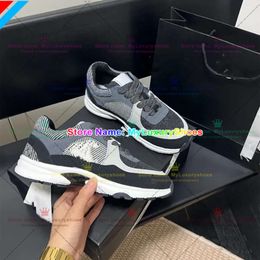 2024 Designer Running Shoes Chanelshoes Brand Channel Sneakers Womens Luxury Lace-Up Casual Shoes Classic Trainer Sdfsf Fabric Suede Effect City Gsfs 111