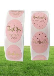 Gift Wrap Thank You Stickers For Small BusinessStickers Labels EnvelopesBubble Mailers And Bags Packaging 500 Pieces Each Roll3344315