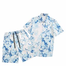 Designer men's set top tracksuits Mens women short sleeves shirt fashion Beach shorts Summer suit 15 kinds of choice size M-3XL senior b9