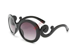 Street Fashion Woman Unisex Sunglasses Unique Personality Large Round Frame Uv400 3 Color Optional Minimal Baroque Sunglasses Eyew2733233