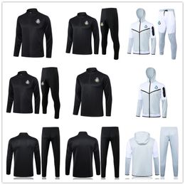 23 24 Al Nassr Fc Soccer Tracksuit Hoodie Ronaldo Fc Training Suit Cr7 Gonzalo Martinez Talisca Ghislain Konan Vincent Aboubakar Men Kids_Soccer Jacket