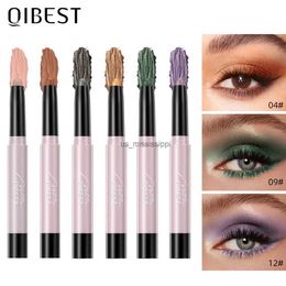 Eye Shadow 12 Colours Lazy Eye Shadow Stick Pearl Glitter Brightening Highlight Eyeshadow Silky Long Lasting Shimmer Makeup Matte ToolL2403