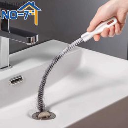 Other Household Cleaning Tools Accessories Pipe Dredging Brush Free-bending Sink Drain Overflow Useful Kitchen Bathroom Sewer Hair Catcher 240318