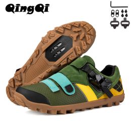 Shoes QQTB169 New Design High Quality MTB Shoes Mens Hiking Cycl Shoes Cycling Shoes MTB Gravel Road Bicycle Sneakers Size3950