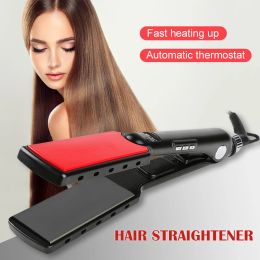 Irons Professional Hair Straightener high temperature Straightening Irons Styling Tool Titanium ceramic layer LED ceramic flat iron