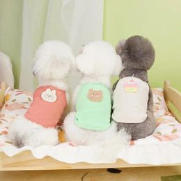 Dog Apparel Summer Pet Clothes Cute Vest Striped Skirt Puppy Cat Clothing Thin Cake Bear Suspender Costume