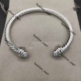 David Yurma Bracelet DY Bracelet Designer Cable Bracelet Fashion Jewellery for Women Men Gold Silver Pearl Head Cross Bangle Bracelet Dy Jewellery Man Christmas Gift 706
