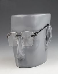 new fashion men optical frame glasses rimless gold metal buffalo horn eyewear clear lenses sunglasses occhiali lentes lunette de s1644138