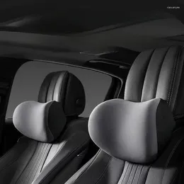 Pillow Car Lumbar Support Pad Driver's Waist And Neck Solid Colour Seat Backrest Comfort Headrest