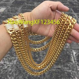 Miss Jewellery Hot Selling Heavy Gold Chain Cuban Link Diamond Cuban Link Chain