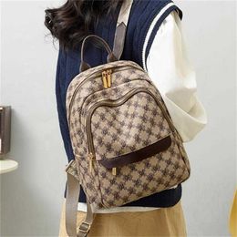 Shoulder Bag Female Backpack Fashion Schoolbag Niche Leisure Large Capacity Ladies Travel Bag 032224-11111