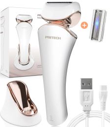 Epilator Pritech Rechargeable Women Razor,Electric Bikini Trimmer Wet & Dry Use Lady Shaver for Legs Underarms Waterproof Electric Shaver