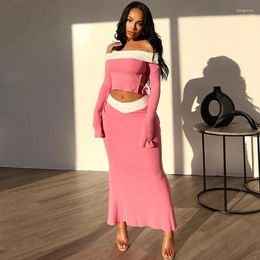 Women Beach Cover Ups Pareo Summer Dress Outlet For Swimwear Bathroom Ladies One Shoulder Long Sleeved Open Navel Top And Half