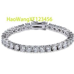 Fine Zircon Jewellery 2mm 3mm 4mm 5mm Diamond 925 Sterling Silver CZ Cubic Zirconia Tennis Link Chain Charm Bracelets