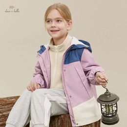 Dave Bella Bambini Ragazzi Vestiti per ragazze Autunno Moda Giacca casual Soprabito Top Due pezzi Sport all'aria aperta DK3236263 240304