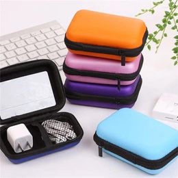 Storage Bags Headphones Case Stylish 6 Colours Zippered For Headset Box True Wireless User-friendly Bag Durable Eva