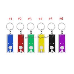 Party Favour Led Keychain Light Type Key Chain Lights Keyring Creative Gifts Mini Flashlight Keychains Drop Delivery Home Garden Festiv Dhh0B