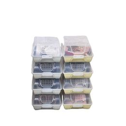 HBP Non-Brand Popular transparent and superimposed plastic shoe racks and clear shoe box storage