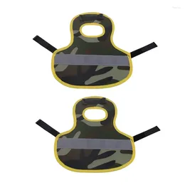 Dog Apparel 2Pcs Hen Reflective Vest Adjustable Chicken Chest Back Night Protective Clothing Saddle Protection Bracket