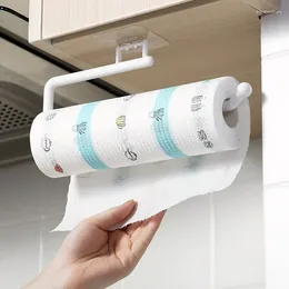 Kitchen Storage Tissue Holder Paper Shelf Towel Home Roll Hanging Rack Bathroom Cabinet Door Hook Organiser