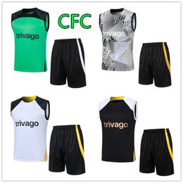 2023 2024 CFC men sleeveless shorts football training tracksuit soccer suit jerseys 23 24 PULISIC jogging training suit Sweatshirt set