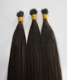 Straight Micro Beads peruvian Remy Nano Ring Links Human Hair Extensions Thick Bottom14quot24quot 10g s 100g 200gr 300gr Man1518092