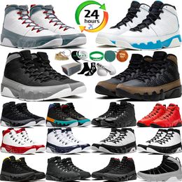 Men Basketball Shoes 9 9s University Powder Blue Racer Chile Gym Fire Red Particle Grey 3M Olive Concord UNC Charcoal Anthracite Mens Trainers Outdoor Sport Sneakers