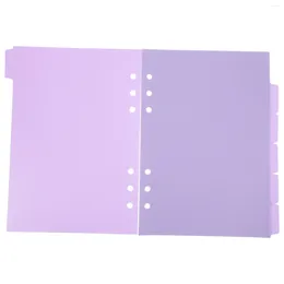 Pcs Tag Handbook Classification Management Index Pagination Colour A5 Size Ring Paper Dividers Binder With Tabs For