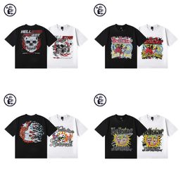 Designer Men's Loose Edition T-shirt Trend Summer Brand Men's and Women's Designer short sleeve fashion print with unique pattern design style Hip Hop T-shirt