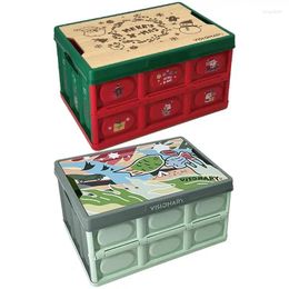 Storage Bags Christmas Ornament Box Festive Cheer Organizer With Lid Keeps Decorations Clean And Dry Trunk