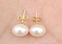 Real Pearl we only sell real pearl Beautiful A Pair of 910mm Natural South Sea White Pearl Earring2179512