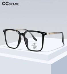 Sunglasses 49626 Plastic Titanium Large Square Glasses Frame AntiBlue Light For Men And Women Optical Fashion Computer Eyegl4310355