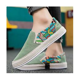 HBP Non-Brand New Customized Trend Soft Sole Mens Canvas Shoes Fashion Versatile canvas casual shoes